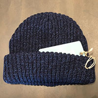 LOST CONTROL L18A2-8032 CC KNIT CAP BLUE