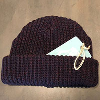 LOST CONTROL L18A2-8032 CC KNIT CAP BORDEAUX