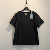 LOST CONTROL L18S1-1007 BOAT NECK HEAVY TEE BLACK