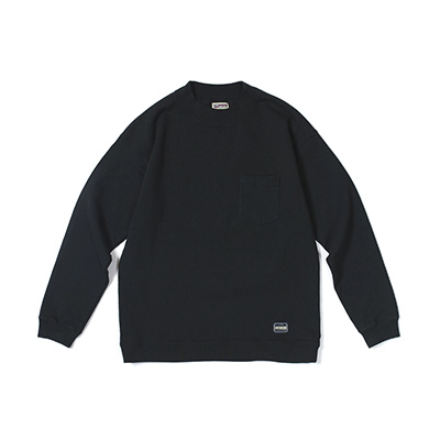 LOST CONTROL L21A2-1003 MOC NECK LS CUTSEWN BLACK