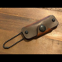 METAL JACKET KC03 SHELL KEY CASE BROWN