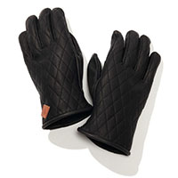 RUDE GALLERY BLACK REBEL BR1658 OUTSIDERS LEATHER GLOVE BLACK