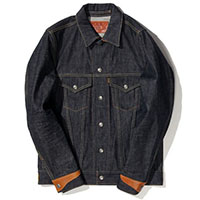 RUDE GALLERY BLACK REBEL BR0665 Road Jack-1 DENIM JKT INDIGO