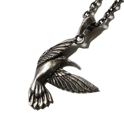 RUDE GALLERY 69344 HUMMING BIRD NECKLACE SMALL Rude CHAOS SILVER