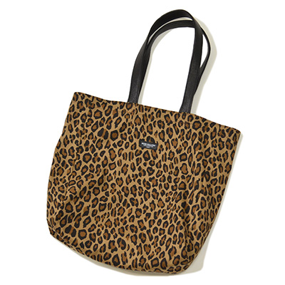 RUDE GALLERY RG0544 REVERSIBLE TOTE BAG BLACK LEOPARD