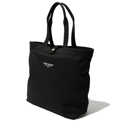 RUDE GALLERY RG0894 LOGO TOTE BAG BLACK