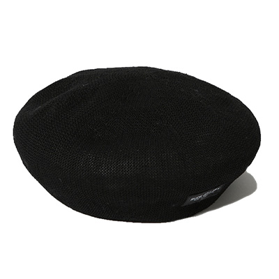 RUDE GALLERY 69224 LINEN BERET BLACK