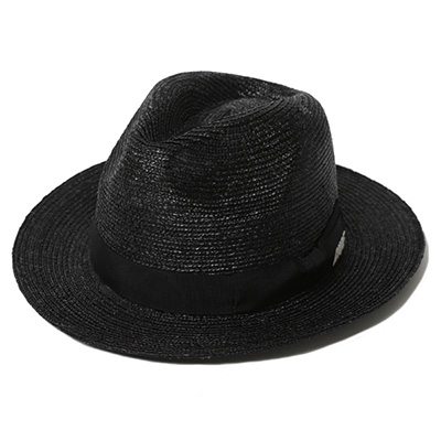 RUDE GALLERY 69669 STRAW HAT CHOPPED BLACK