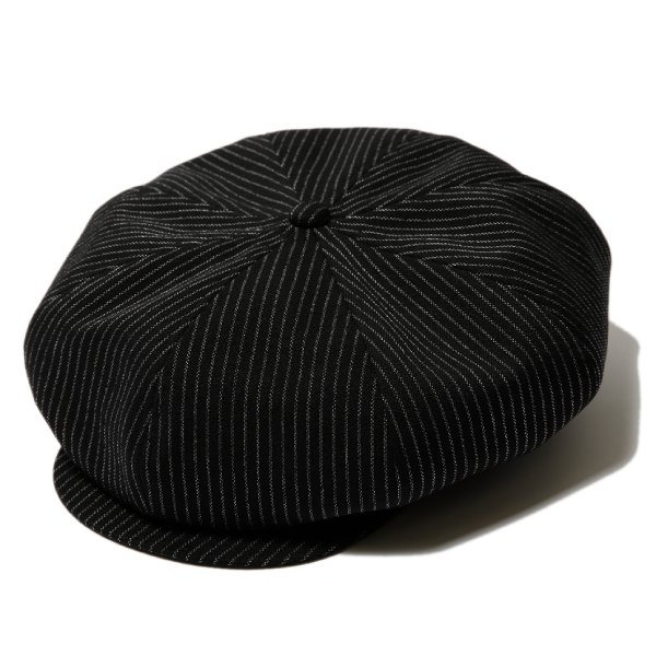 RUDE GALLERY RG0886 LOGO EMB STRIPE CASQUETTE BLACK