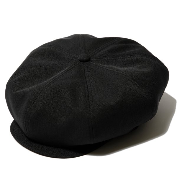 RUDE GALLERY RG0887 LOGO EMB HERRINGBONE CASQUETTE BLACK