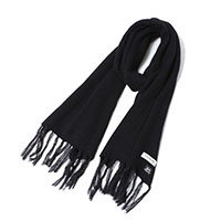 RUDE GALLERY 68594 MOHAIR MUFFLER BLACK