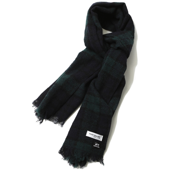 RUDE GALLERY 69058 WOOL STOLE GREEN