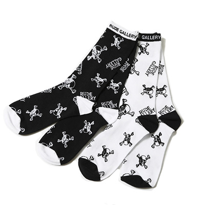 RUDE GALLERY 69236 CROSSBONE SOCKS