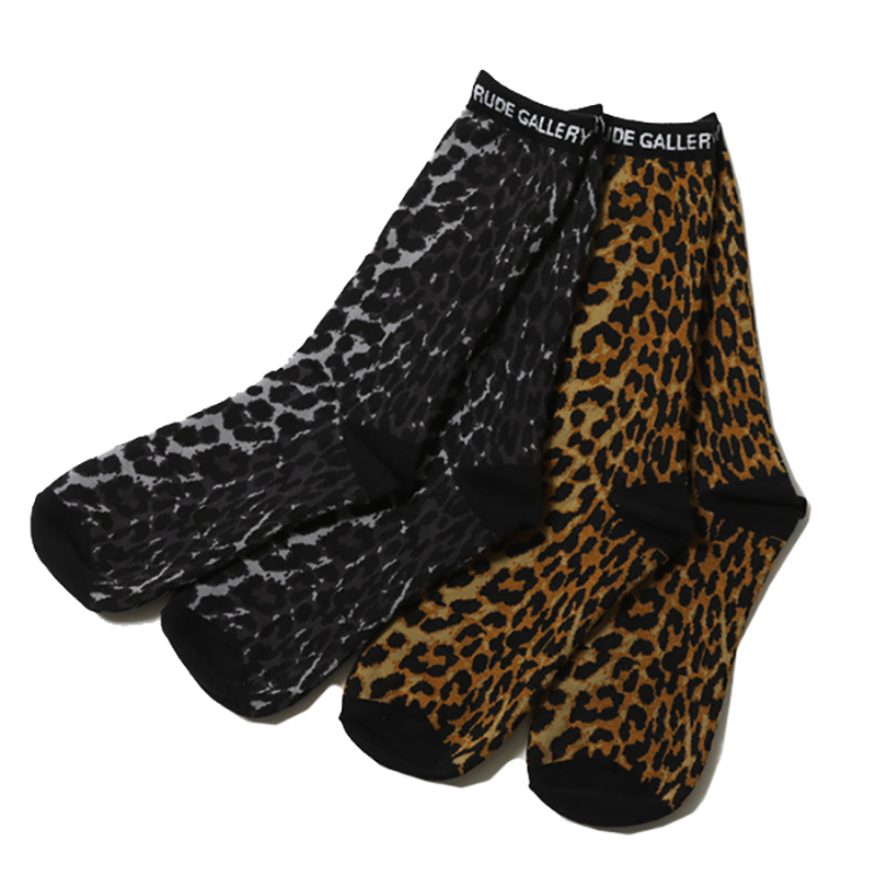 RUDE GALLERY 69237 LEOPARD SOCKS