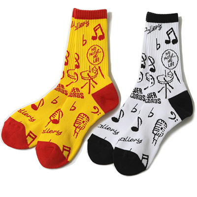 RUDE GALLERY 69380 RUDE GALLERY × TOWER RECORDS SOCKS