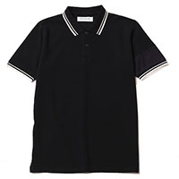 RUDE GALLERY 68367 POLO SHIRT ARM LINE BLACK