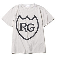 RUDE GALLERY 68456 LABEL TEE STONE WASH GRAY