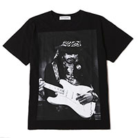 RUDE GALLERY 68500 BIG SILHOUTTE TEE JIMI BLACK