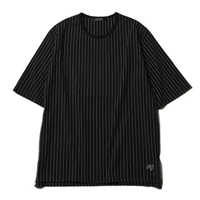 RUDE GALLERY RG0159 5LENGTH STRIPE TEE BLACK