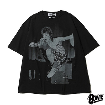 STUDIO RUDE SR0262 MICK ROCK PHOTO TEE BLACK