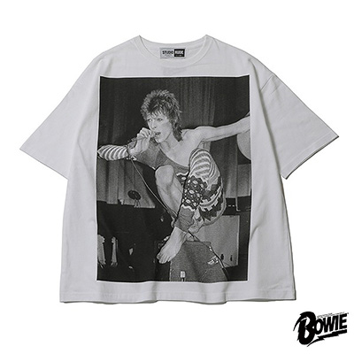 STUDIO RUDE SR0263 MICK ROCK PHOTO TEE WHITE