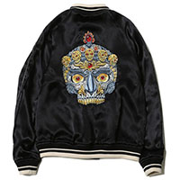 RUDE GALLERY 68878 TIBETAN SKULL × MARIA SOUVENIR JKT ART WORK by H.U.