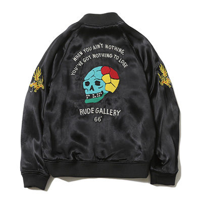 RUDE GALLERY 69722 OTO SKULL × MEX MARIA REVERSIBLE SOUVENIR JACKET