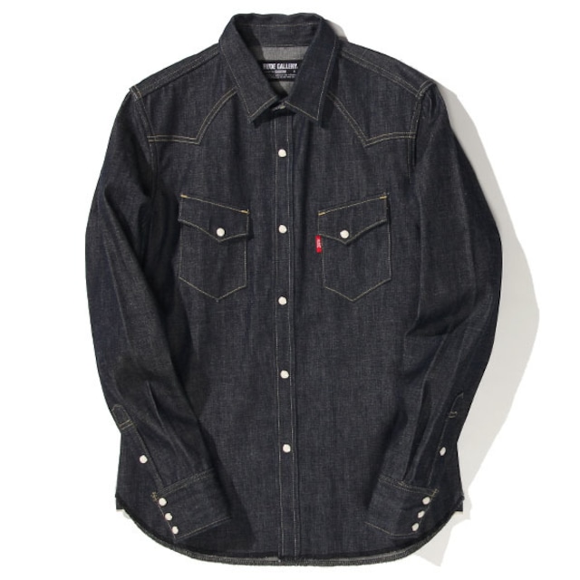 RUDE GALLERY 65226 RIGID DENIM SHIRTS INDIGO