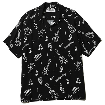 RUDE GALLERY 68736 ONPU SHIRT BLACK