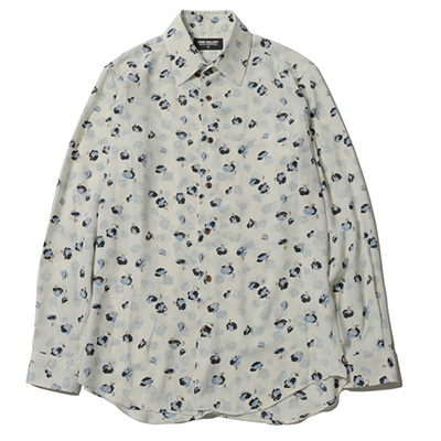 RUDE GALLERY RG0036 FLOWER SHIRT WHITE