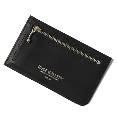 RUDE GALLERY 69481 RUDE PASS CARD CASE BLACK/SILVER