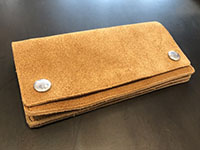 THE FOOL 4543-4741 SUEDE BIKER WALLET